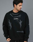 TINNED EFFECT PRESS SWEATSHIRT