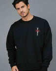 SWEATSHIP WITH GOTIC LOGO