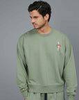 SWEATSHIP WITH GOTIC LOGO
