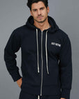 BASIC ZIP SWEATSHIRE