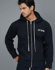 FELPA ZIP BASIC BLUE NAVY