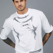 BOOKING EFFECT PRINTING T-SHIRT