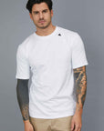 T-SHIRT ETICHETTA TRIANGOLARE WHITE