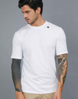 T-SHIRT ETICHETTA TRIANGOLARE WHITE