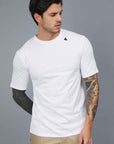 T-SHIRT ETICHETTA TRIANGOLARE WHITE