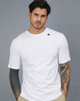 T-SHIRT ETICHETTA TRIANGOLARE WHITE