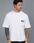 T-SHIRT CON TASCHINO E NEW LOGO WHITE