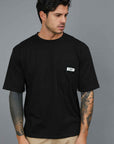T-SHIRT CON TASCHINO E NEW LOGO BLACK