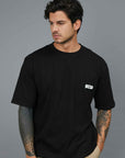 T-SHIRT CON TASCHINO E NEW LOGO BLACK