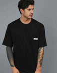 T-SHIRT CON TASCHINO E NEW LOGO BLACK
