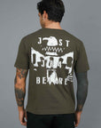 T-SHIRT STAMPA AQUILA GREEN