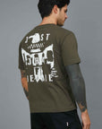 T-SHIRT STAMPA AQUILA GREEN