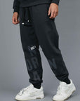 PANTALONI SCRITTA SFOCATA NOT ORDINARY GREY