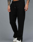 PANTALONI IN FELPA BOTTONI FONDO BLACK