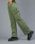 CARGO DENIM SAGE GREEN