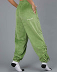 GREEN COULISSE CHILD PANTS