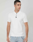 POLO IN MAGLIA A COSTE WHITE