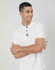 POLO IN MAGLIA A COSTE WHITE