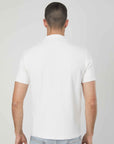 POLO IN MAGLIA A COSTE WHITE
