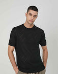 MAGLIA TRAFORATA BLACK