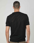 MAGLIA TRAFORATA BLACK