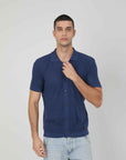 POLO CON BOTTONI BLUE