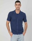 POLO CON BOTTONI BLUE
