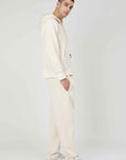 CREAM GOTIC PRINTING BLINK ZIP SWEATSHIRT