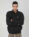 BOMBER IN FELPA BLACK