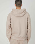 ZIP SWEATSHIRT FABRIC TURNED TASCONI BEIGE