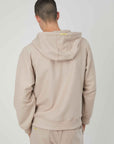 ZIP SWEATSHIRT FABRIC TURNED TASCONI BEIGE