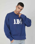 BLUE GRAPHIC LOGO SWEATSHIP