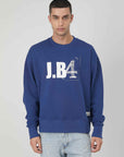 BLUE GRAPHIC LOGO SWEATSHIP