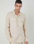 CAMICIA LINO BEIGE