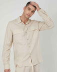 CAMICIA LINO BEIGE