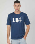 T-SHIRT LOGO GRAFICO BLUE