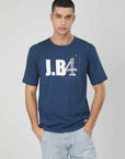 T-SHIRT LOGO GRAFICO BLUE