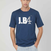 T-SHIRT LOGO GRAFICO BLUE