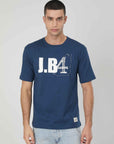 T-SHIRT LOGO GRAFICO BLUE