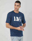 T-SHIRT LOGO GRAFICO BLUE