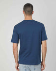 T-SHIRT LOGO GRAFICO BLUE