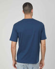 T-SHIRT LOGO GRAFICO BLUE