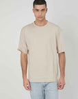 T-SHIRT ETICHETTA CROCE SAND