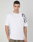 T-SHIRT STAMPA CHIMERA WHITE