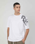 T-SHIRT STAMPA CHIMERA WHITE