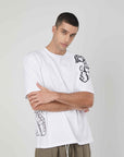 T-SHIRT STAMPA CHIMERA WHITE