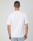 SPRAY WHITE LOGO PRINTING T-SHIRT