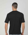 SPRAY BLACK LOGO PRINTING T-SHIRT