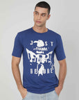 T-SHIRT STAMPA EAGLE BLUE