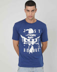 T-SHIRT STAMPA EAGLE BLUE